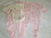 Conjunto macacao Carters 5 peças