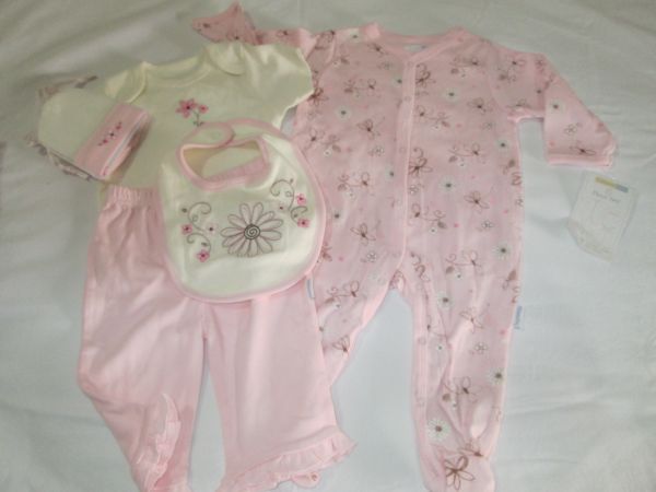 Conjunto macacao Carters 5 peças